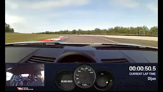 GT3 992 IMMOCARS at Dijon, Laptime 01:25.839, 09.08.2023, Onboard video.