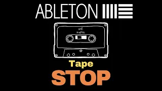 Ableton Tape Stop Effect | 3 Different Ways