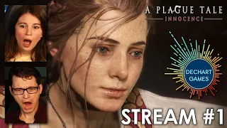 #1 A Plague Tale: Innocence BEGINS! w/ Bryan & Amelia of Dechart Games