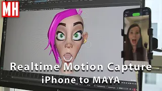 Realtime Motion Capture iPhone to MAYA