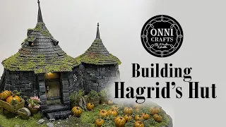 Building Hagrid's Hut Diorama // Miniature building