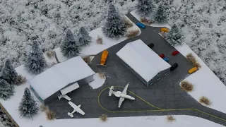 How to build a winter airfield diorama by  @airportsforscale