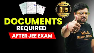 Important Documents Required After JEE 2024 Exam😲| JoSAA Counselling 2024 | Harsh Sir @VedantuMath