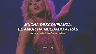 Miley Cyrus - Heart Of Glass [español+lyrics]