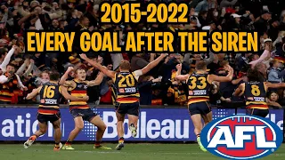 EVERY GOAL AFTER THE SIREN (2015-2022)