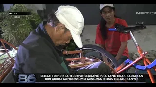 Mabuk Berat, Bapak ini Tertidur Pulas di Becak - 86