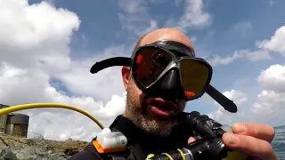 Fantastic Scuba Shore Diving at Porthkerris Beach Cornwall UK