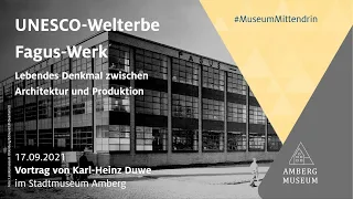 #MuseumMittendrin | Vortrag Fagus-Werk | Stadtmuseum Amberg