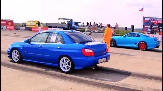 SUBARU IS ANSWERABLE FOR ALL SUBA OMSK ! Drag RACING FEDORIVKA 2019 part 3