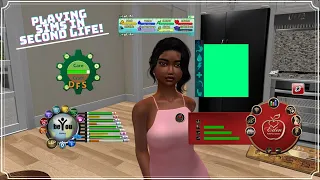 Playing sims in [second life]