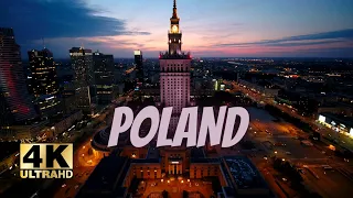 Poland By Drone With Relaxing Music - Beautiful Scenery - Drone film 4K -  Poland 4K