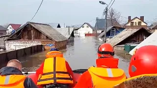 Паводок в Оренбурге достиг максимального пика