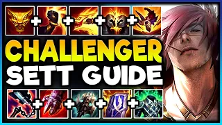 How To MASTER SETT in UNDER 24 HOURS! - Season 12 Sett Guide