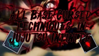 All Cursed Techniques | Jujutsu Infinite