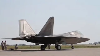 F-22 Raptor Control Surface Test