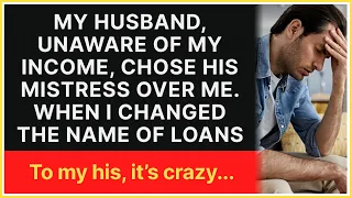 Husband, unaware of my annual income, left me and chose mistress. I changed loans to husband's name