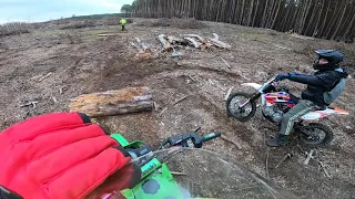 21,11,2021 брёвна . KDX 200 Geon terrax 250 Kayo pit 125 Gopro 7 black