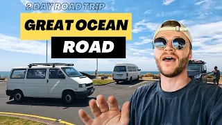 2 Day - Great Ocean Road Road Trip Itinerary 2023 - Taking our VW T4 Camper to the 12 Apostles!
