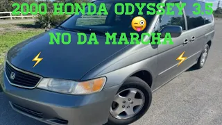 2000 honda Odyssey no da marcha