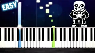 Undertale - Megalovania - EASY Piano Tutorial by PlutaX