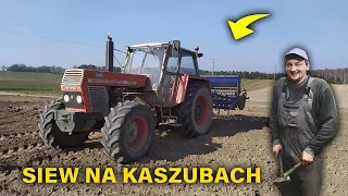 Siew Jęczmienia Jarego Na Kaszubach Zetor 12011/45 W Akcji Z Agregatem I Siewnikiem Poznaniak 6