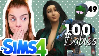 Wir haben ein Kind mit einem ROBOTER! 100 Baby Challenge in Sims 4 - Teil 49 | anormaldisaster