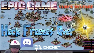 Epic Game in Heck Freezes Over map Free for all with crates Yuri's Revenge online multiplayer match