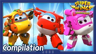 [Superwings s4 Compilation] EP07 ~ EP09 | Super wings Full Episodes