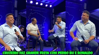 GRANDE FESTA DO CRUZEIRO COM PEDRO LOURENÇO E RONALDO FENÔMENO NA CARAVANA CRUZEIRO.