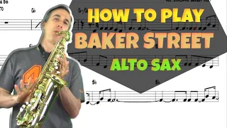 How to play "Baker Street" 🔥🎷 | Gerry Rafferty | Alto saxophone cover | MexSax