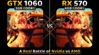 GTX 1060 vs RX 570 | 15 Games Tested | 570 vs 1060 in Gaming (2023)🔥