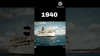Evolution of ship 1850-2024