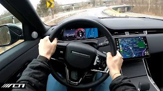 2024 Range Rover Evoque Dynamic SE POV Drive /// Allcarnews