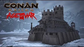 NEW Aesir Fortification Building Set. How To Build A Viking Fort - Conan Exiles Age of War