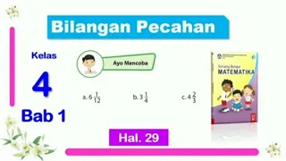 Ayo Mencoba hal. 29 - Senang Belajar Matematika Kelas 4 Bab 1 Bilangan Pecahan