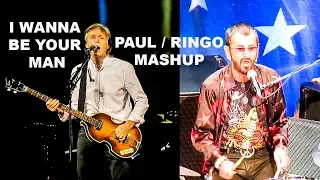 Paul McCartney / Ringo Starr I Wanna Be Your Man 2017 Mashup