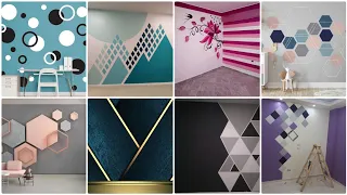 50+ Top Wall paint design l Wall paint colour combination l Geometrical wall paint design ideas