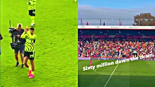 Arsenal fans Sing 🎶 60m down the drain Kai havertz scores again | Arsenal vs Bournemouth