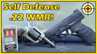 .22 MAGNUM For Self-Defense? Hornady Critical Defense .22WMR Ballistic Gel Test! Walther WMP!