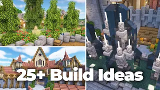 25+ Minecraft BUILD IDEAS that Need to Try