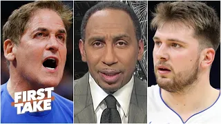 Stephen A. reacts to Mark Cuban and Luka Doncic's comments about the NBA's play-in tournament