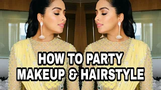 How to Party Makeup And Hairstyle | Hair and Makeup | KamalDeepMUA