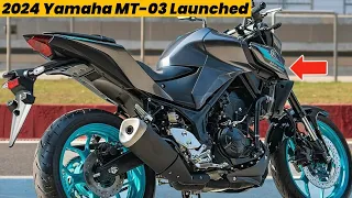 Finally 2024 Model Yamaha MT03 Launched - First Look💥 | Better Than Ktm 390 Duke? | Live Launch