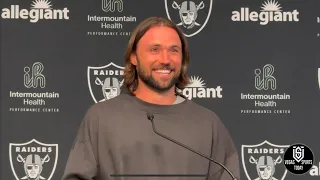 GARDNER MINSHEW: “HE’S A BIG ASS BOY!” RAIDERS INTRO PRESS CONFERENCE, RECAPS MAXX CROSBY STORY