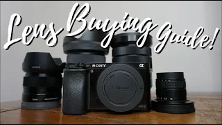Sony a6000 Lens Buying Guide!