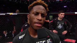 UFC 231: Hakeem Dawodu Octagon Interview