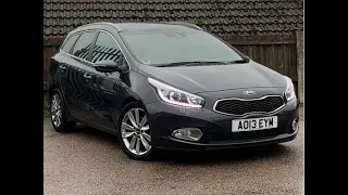 2013 13 KIA CEED 1.6 CRDI 4 TECH ECODYNAMICS 5d 126 BHP