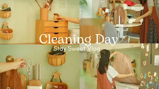 Cleaning Day  🧹 | My kitchen Problem 😞 | Travel in 1 hour ⛱️ | Summer fruits | Stay Sweet Vlog