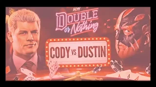 AEW Double Or Nothing Cody Vs Dustin Full Match Highlights