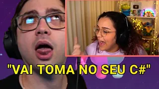 MAETHE DANDO RAGE NO ALAN KKKKKK (visão dos dois) - Fall Guys - Alan Cortado -